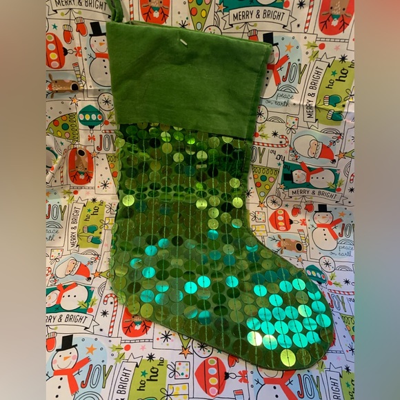 3 Beautiful sequined Christmas Stockings 2006 and earlier - Picture 2 of 10